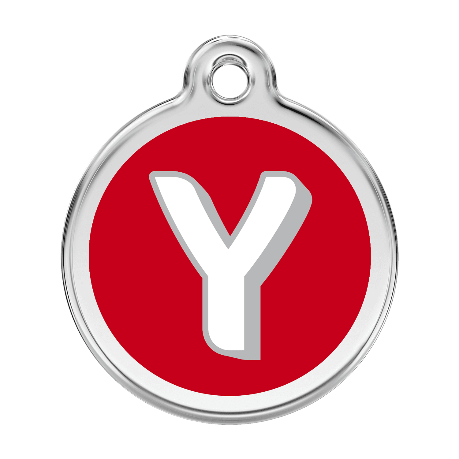 Vue avant - Médaille personnalisée Red Dingo Y Rouge L 38.00mm - Gravure incluse