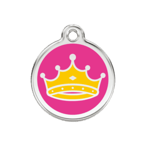 Hundemarke Reine in leuchtendem Pink Größe M