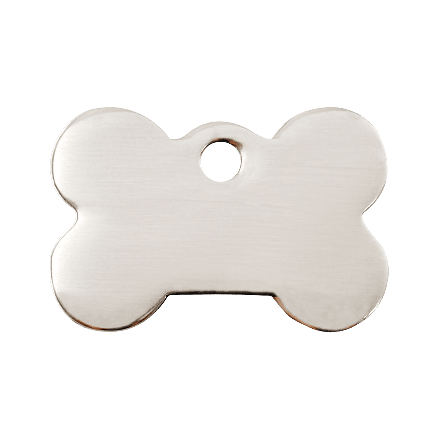 Vue avant - Médaille personnalisée pour chien Red Dingo Os en acier inoxydable - Größe M - Réf : 02-BN-ZZ-ME