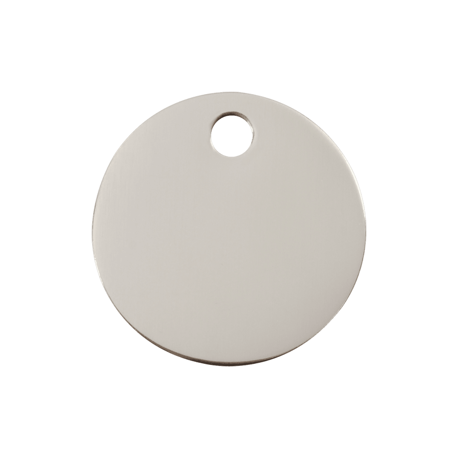 Vue avant - Médaille personnalisable pour chien Red Dingo - Plat acier inoxydable - Größe M