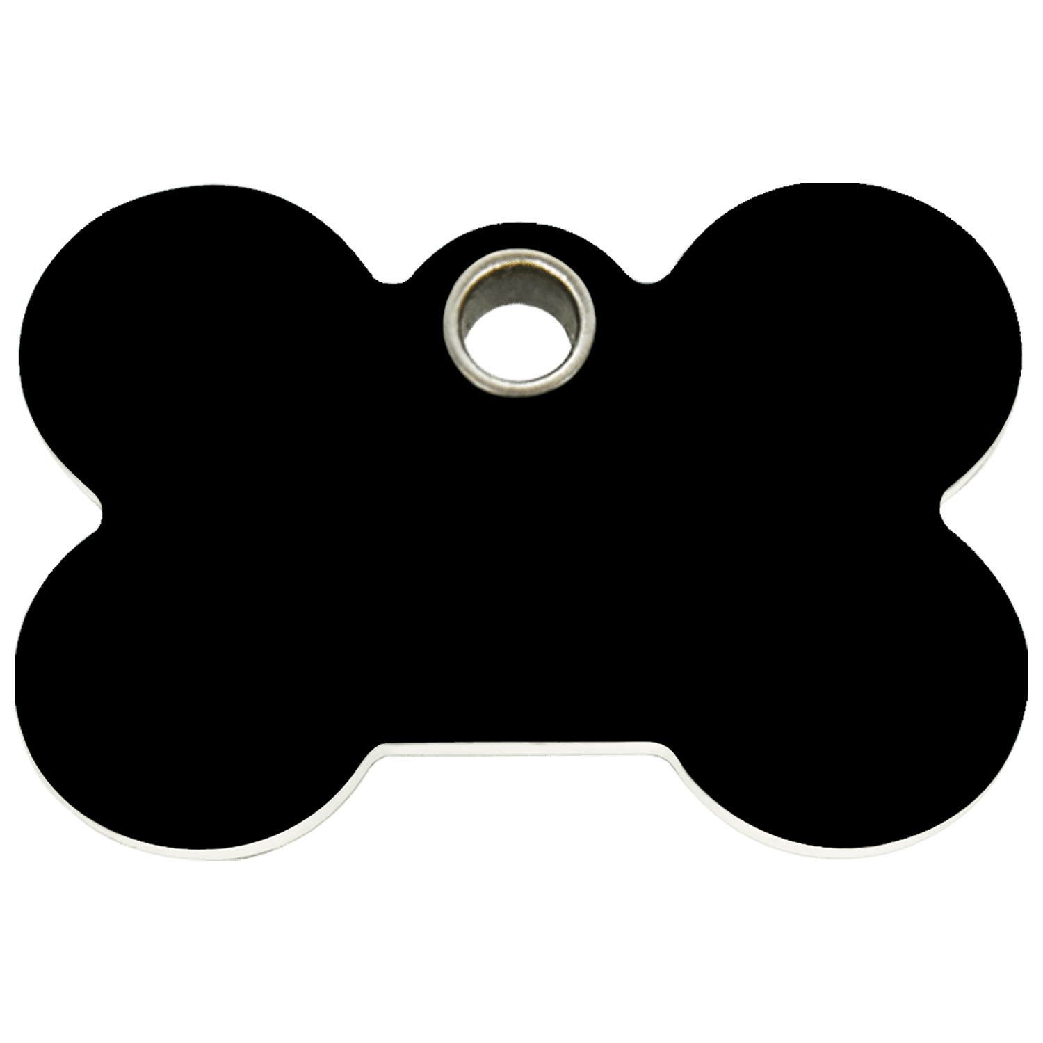 Vue avant - Médaille personnalisable Red Dingo Os Noir Größe L pour chien - Réf. 04-BN-BB-LG
