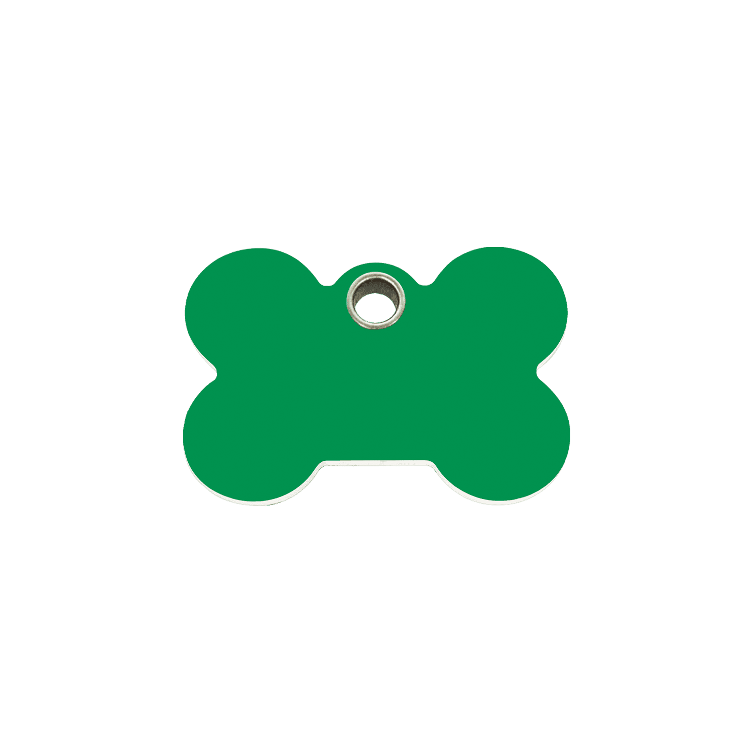 Vue avant - Médaille personnalisée pour chien/chat Red Dingo Os Vert Größe S - 04-BN-GR-SM
