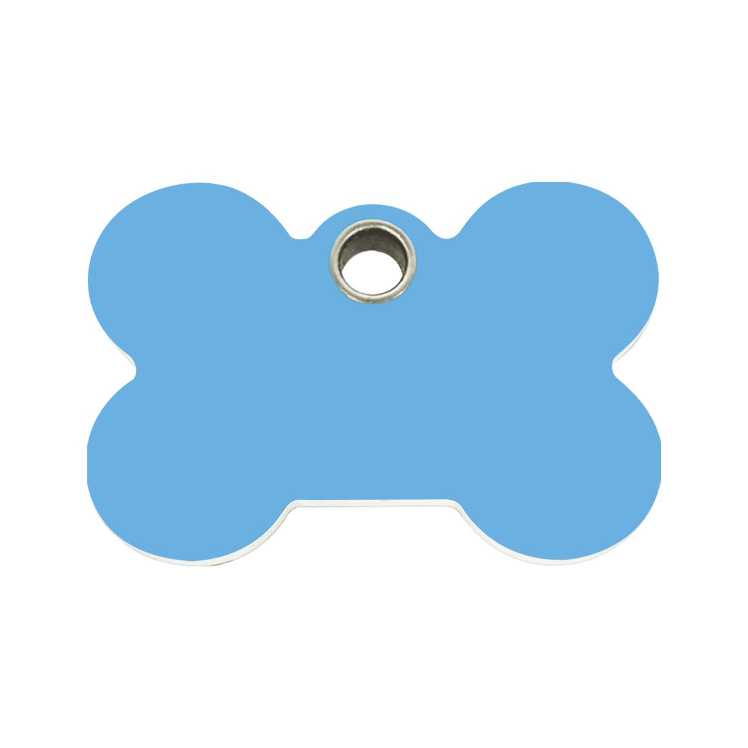 Vue avant - Médaille personnalisée pour chien Red Dingo Os Bleu clair Größe M
