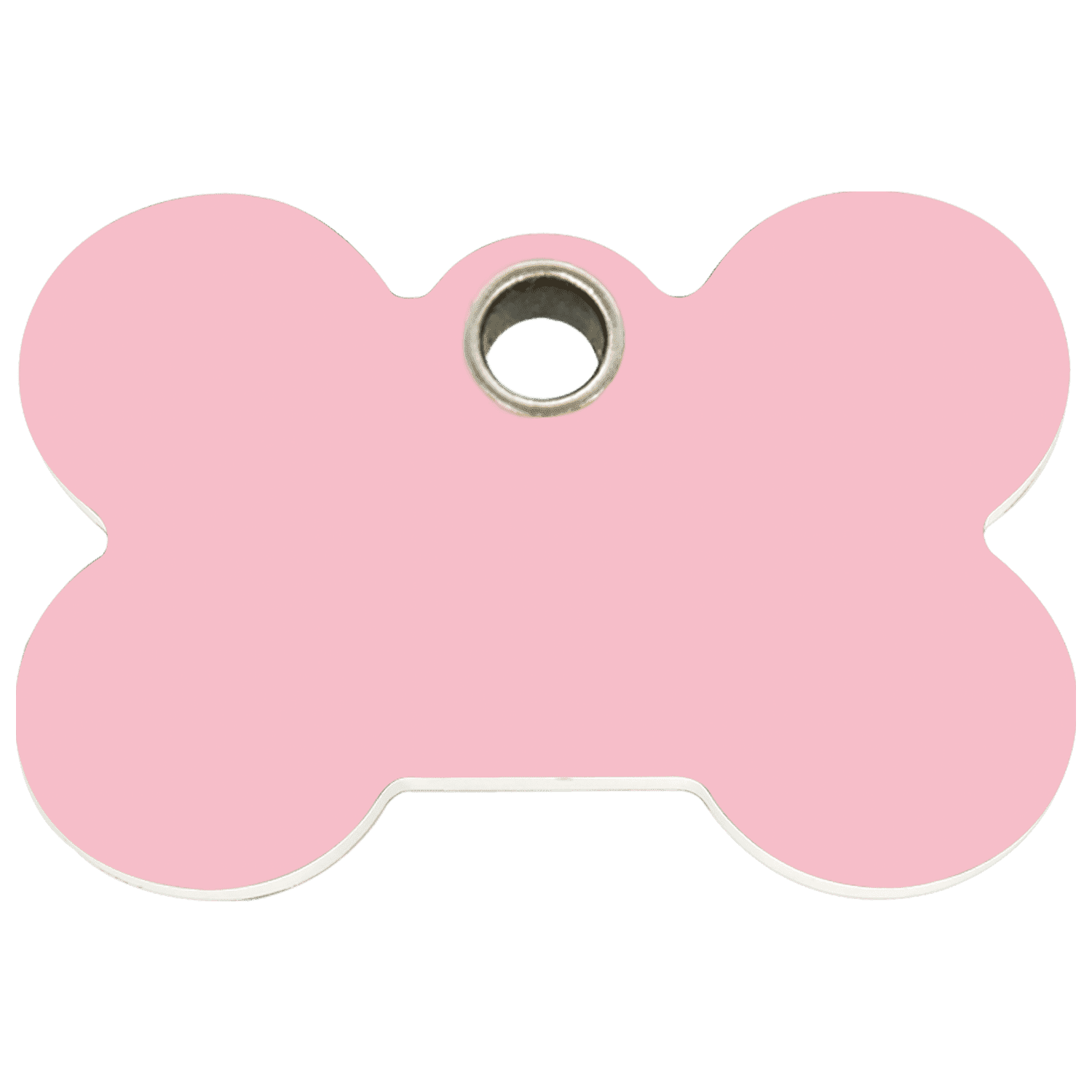 Vue avant - Médaille personnalisée pour chien Red Dingo Os Rose Größe L - 04-BN-PK-LG