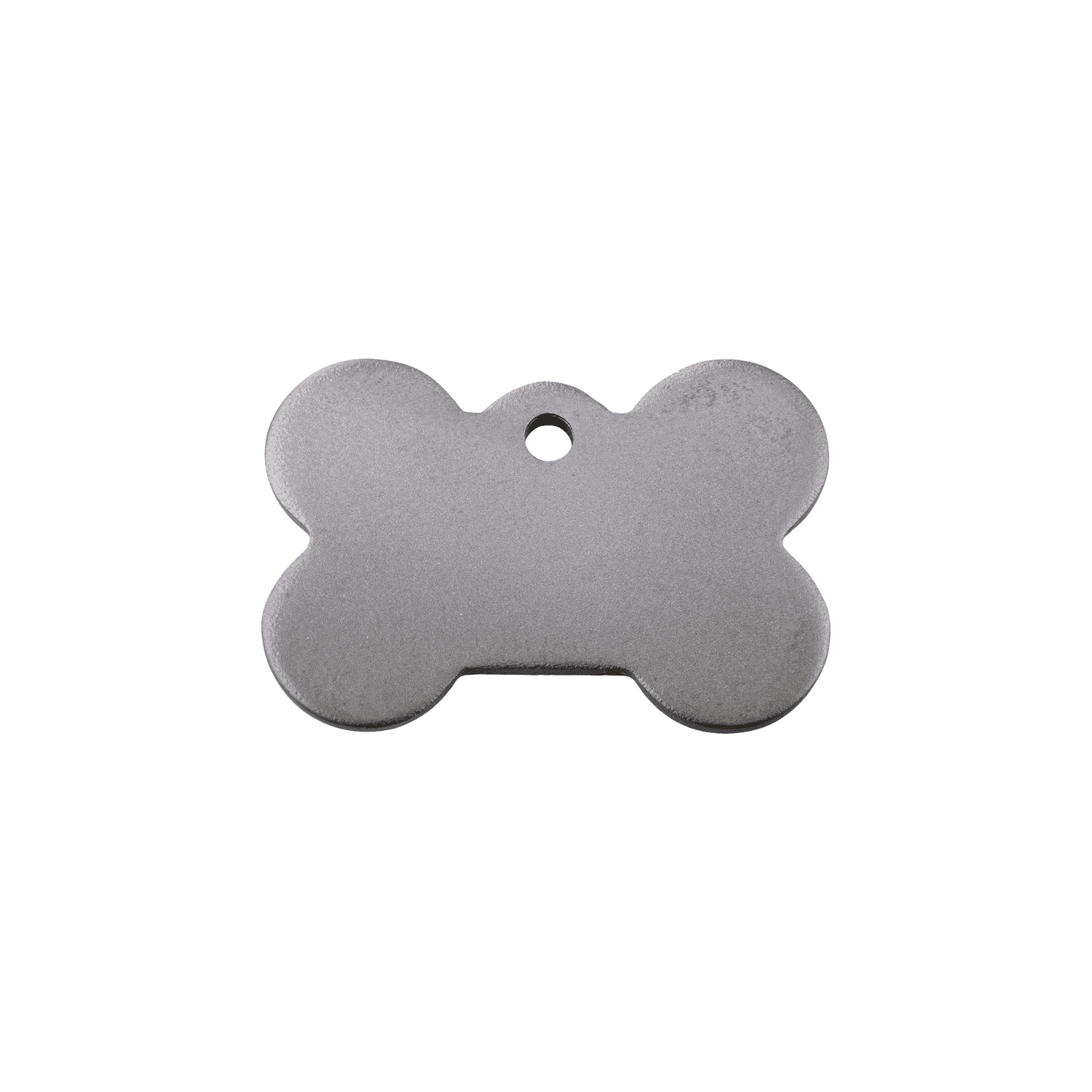 Vue avant - Médaille personnalisable Red Dingo Titane plat Os S - Gravure incluse
