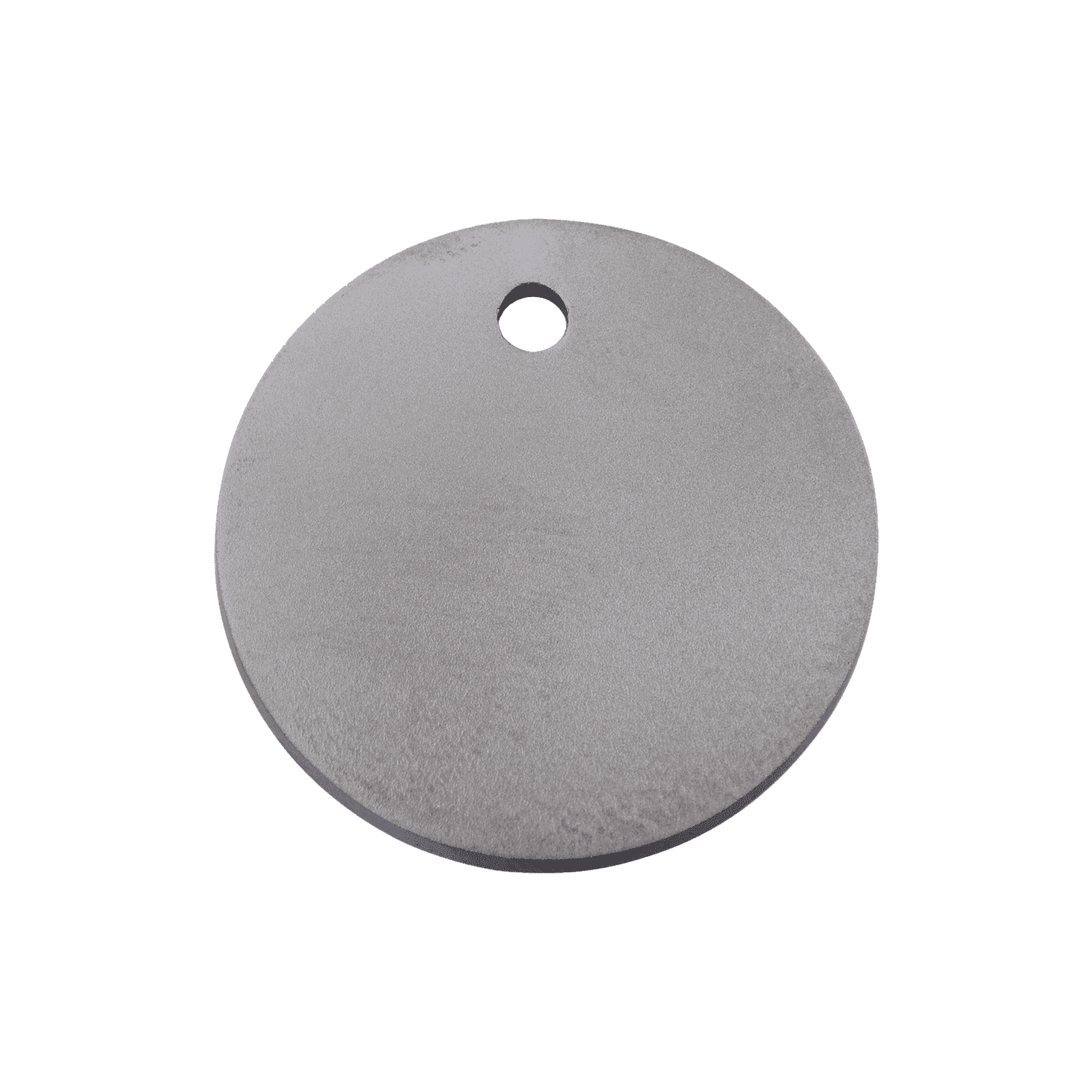 Vorderansicht – Médaille personnalisable Red Dingo Titane plat Cercle - Größe M - 0T-CL-ZZ-ME
