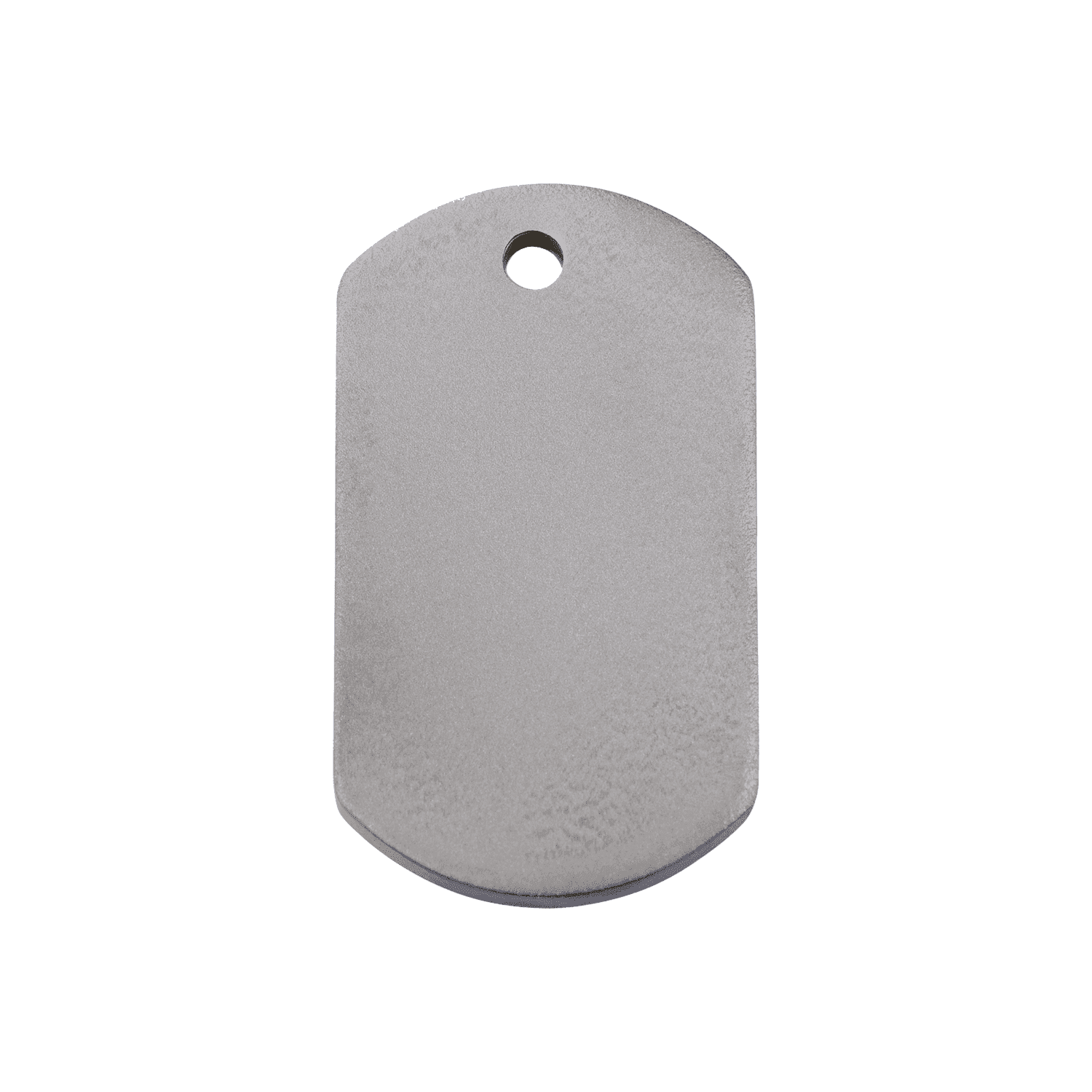 Vorderansicht – Médaille personnalisable Red Dingo Titane plat rectangle M pour chien - Réf. 0T-RT-ZZ-ME