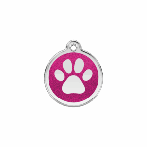 Katzenmarke Glitzerpfote S in leuchtendem Pink