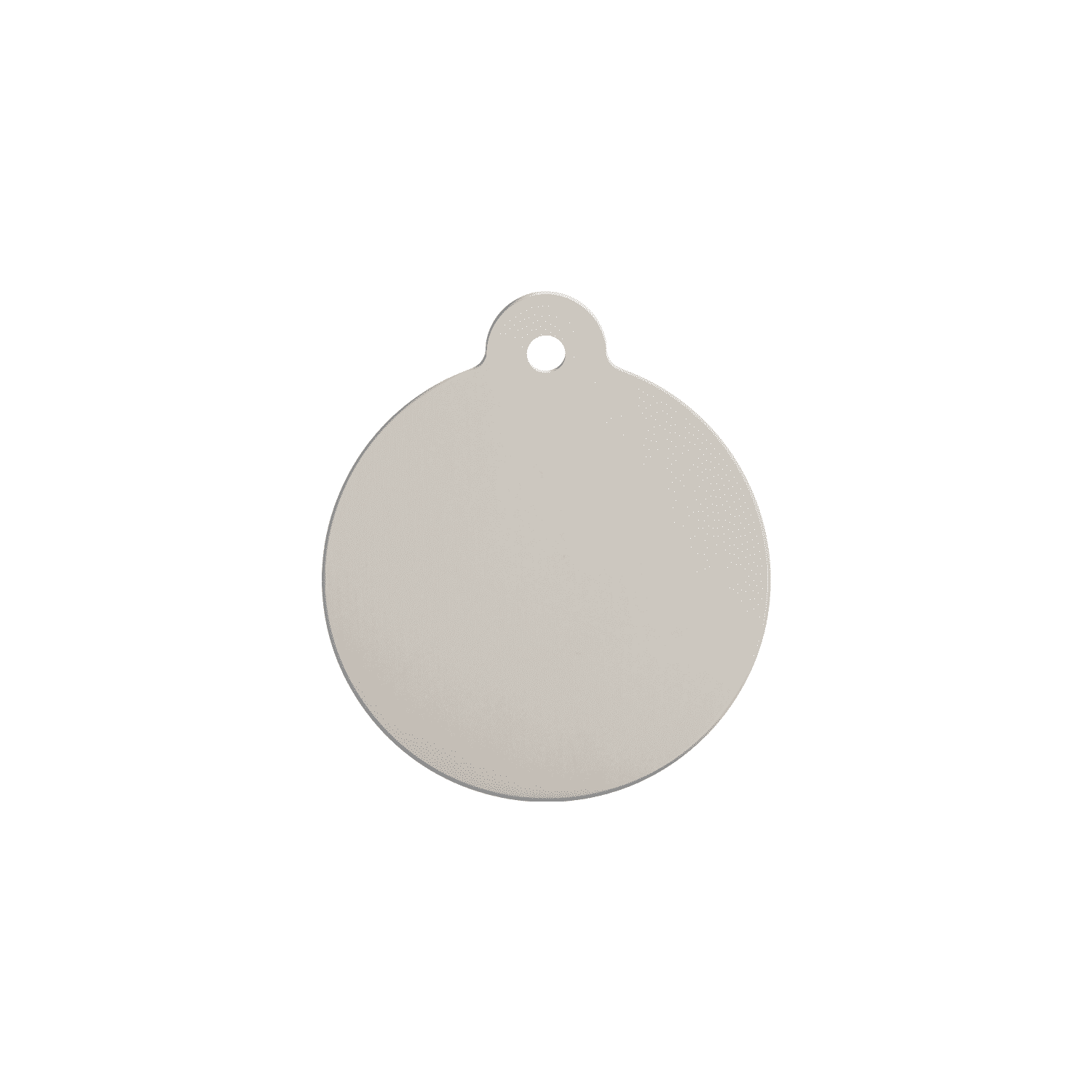 Vue arrière - Médaille personnalisée pour chat en émail et acier inoxydable - Marguerite orange - Red Dingo