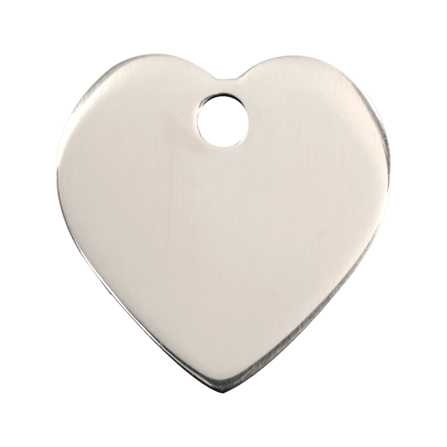 Vue arrière - Médaille personnalisable Red Dingo cœur acier inoxydable - Größe S - 02-HT-ZZ-SM